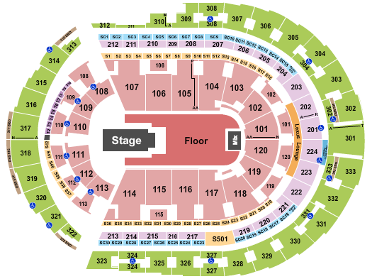 Bridgestone Arena Seating Chart: Playboi Carti