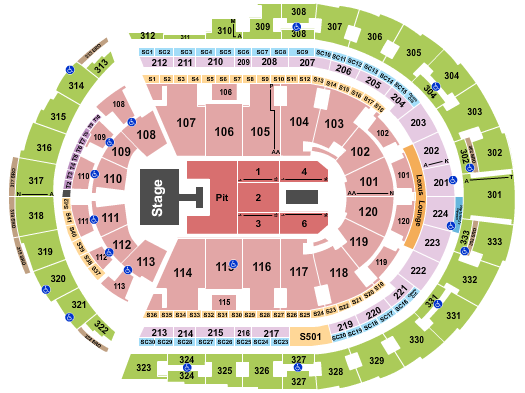 Bridgestone Arena Seating Chart: Riley Green