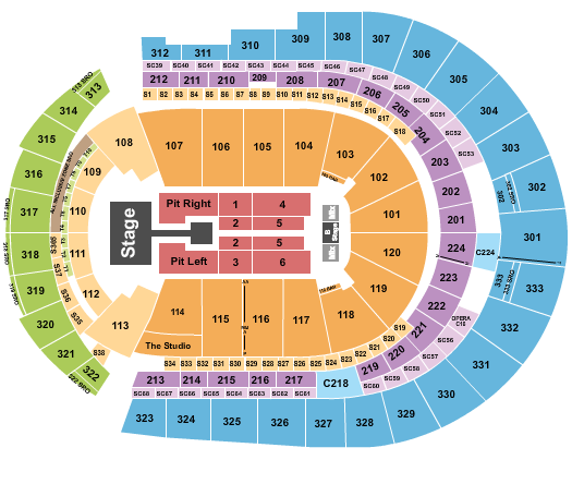 Bridgestone Arena Seating Chart: sombr