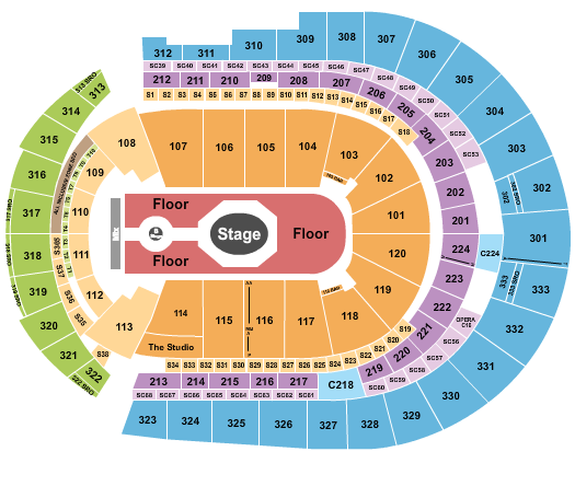Bridgestone Arena Seating Chart: Tame Impala