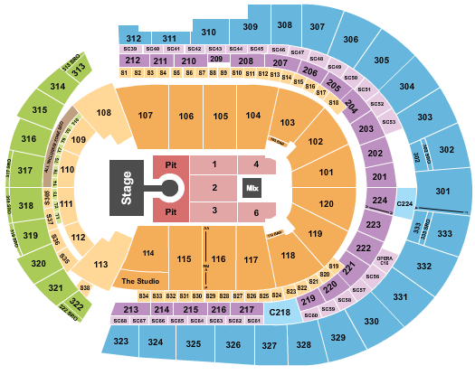 Bridgestone Arena Seating Chart: Weezer