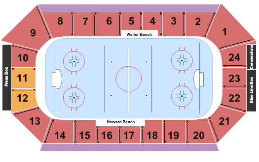 Bright-Landry Hockey Center Seating Chart: Hockey