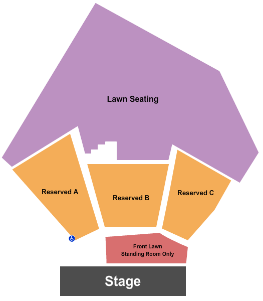 Britt Festival Pavilion & Gardens Seating Chart: Endstage 2