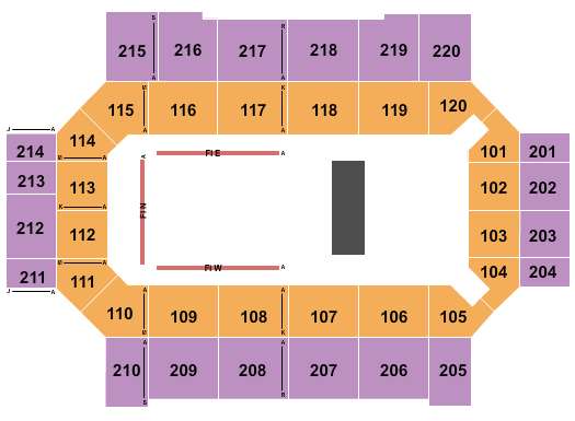 Broadmoor World Arena Seating Chart: Cirque du Soleil - Crystal