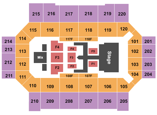 Broadmoor World Arena Seating Chart: Dude Perfect