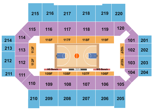 Broadmoor World Arena Seating Chart: Harle Globetrotters