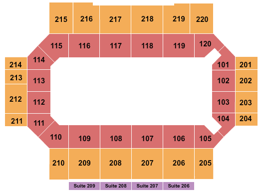 Broadmoor World Arena Seating Chart: Open Floor