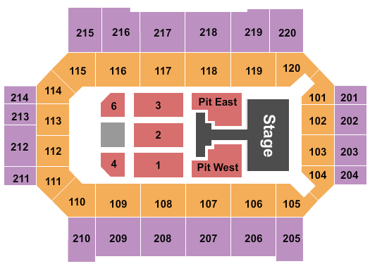 Broadmoor World Arena Seating Chart: Phil Wickham