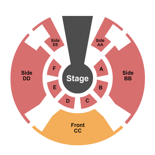 Broadway Commons Seating Chart: Circus