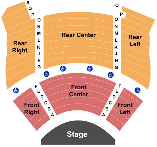 Broadway Playhouse at Water Tower Place Seating Chart: End Stage