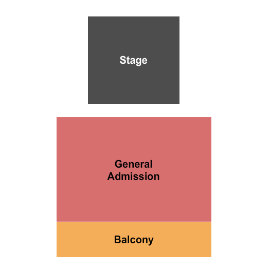 Brooklyn Arts Center Seating Chart: GA Floor/GA Balcony