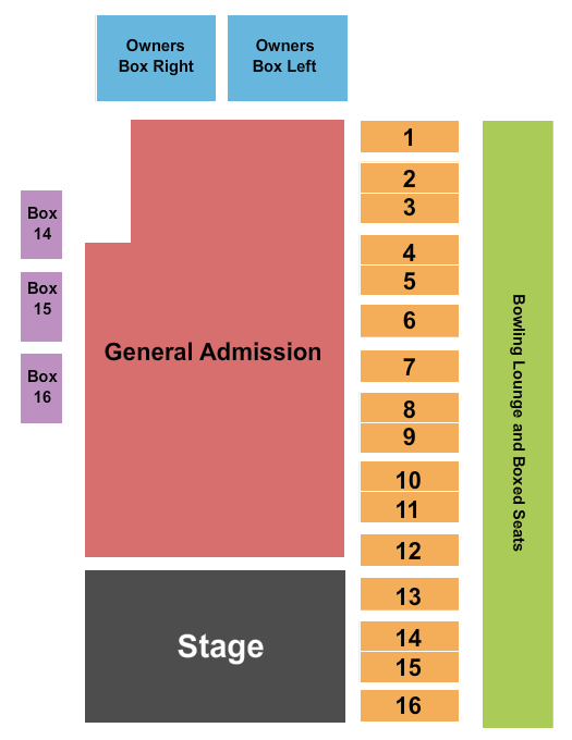 Floores Country Store Seating Chart
