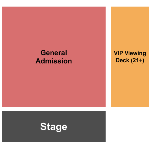 Brooklyn Bowl - Philadelphia Seating Chart: GA & VIP Viewing Deck