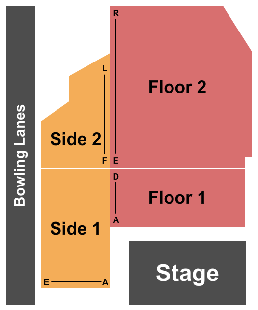 Brooklyn Bowl - NY Seating Chart: Reserved
