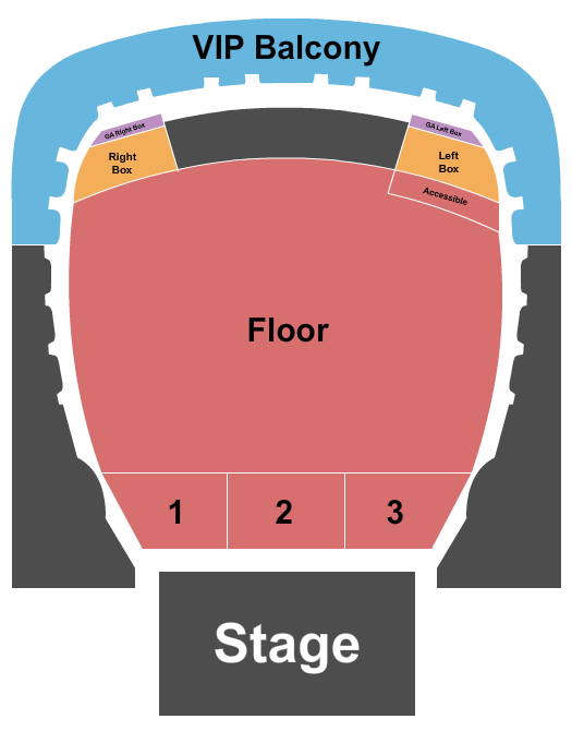 Brooklyn Paramount Seating Chart: Endstage RSV/Floor