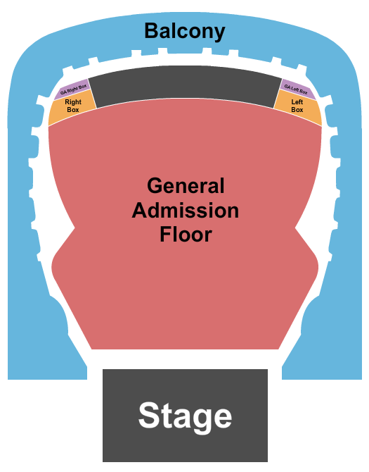 Brooklyn Paramount Seating Chart: GA Floor/Boxes