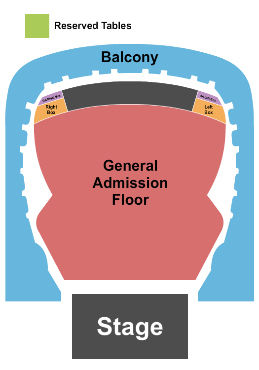 Brooklyn Paramount Seating Chart: GA Floor/Boxes