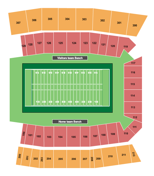 Brooks Stadium - Conway Map