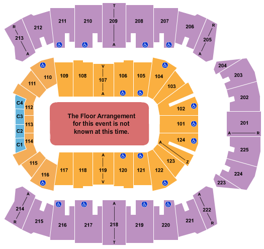 Brookshire Grocery Arena Seating Chart: Generic Floor