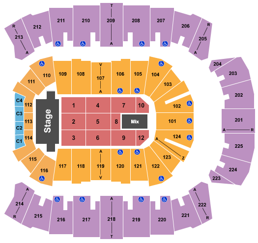 Brookshire Grocery Arena Seating Chart: TSO