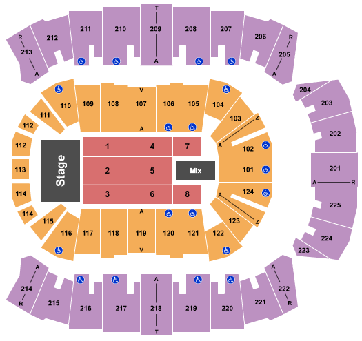 Brookshire Grocery Arena Seating Chart: TSO