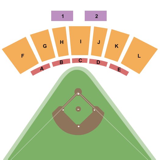 Brown-Stroud Field Seating Chart: Baseball