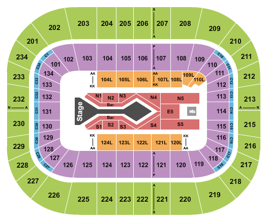 Bryce Jordan Center Seating Chart: Blake Shelton