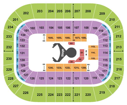 Bryce Jordan Center Seating Chart: Cirque - Ovo