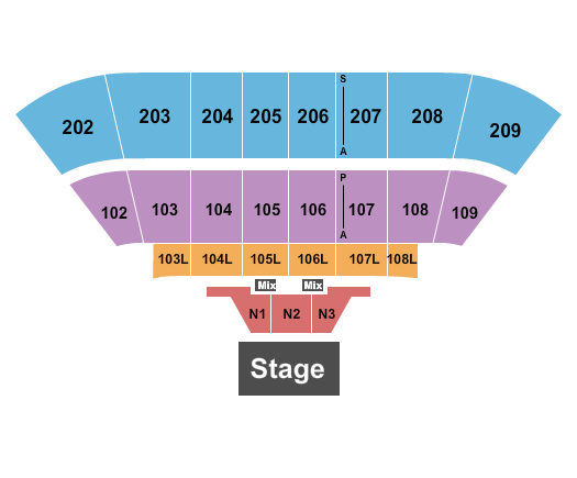 Bryce Jordan Center Seating Chart: Dancing With The Stars Live