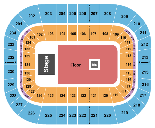 Bryce Jordan Center Map