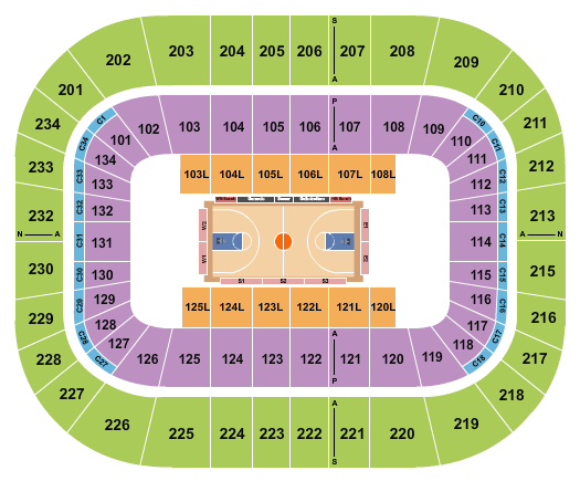 Bryce Jordan Center Seating Chart: Harlem Globetrotters