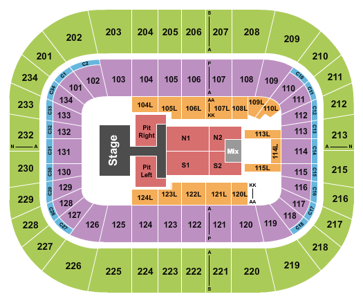 Bryce Jordan Center Seating Chart: Old Dominion