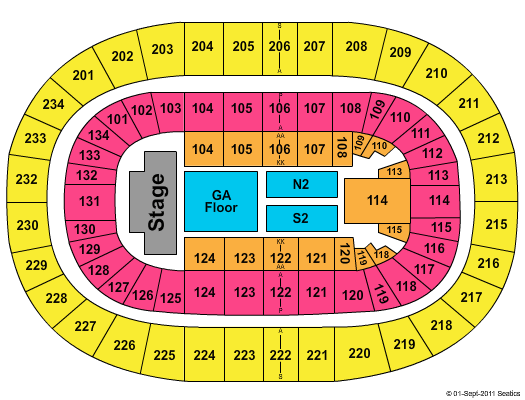 Bryce Jordan Center Seating Chart