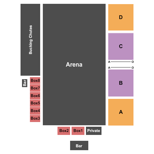 Buckeye Equestrian & Events Center Seating Chart: Rodeo