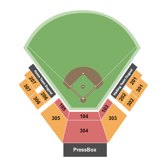 Buckeye Field Seating Chart: Softball