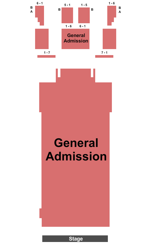 Buckhead Theatre Seating Chart: General Admission