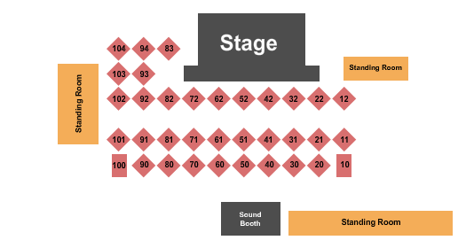 Buddy Guys Legends Seating Chart: Endstage