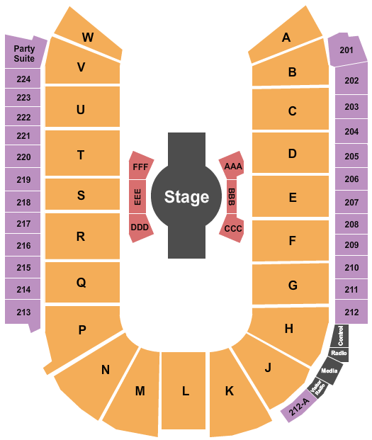Budweiser Events Center Seating Chart: Cirque Corteo
