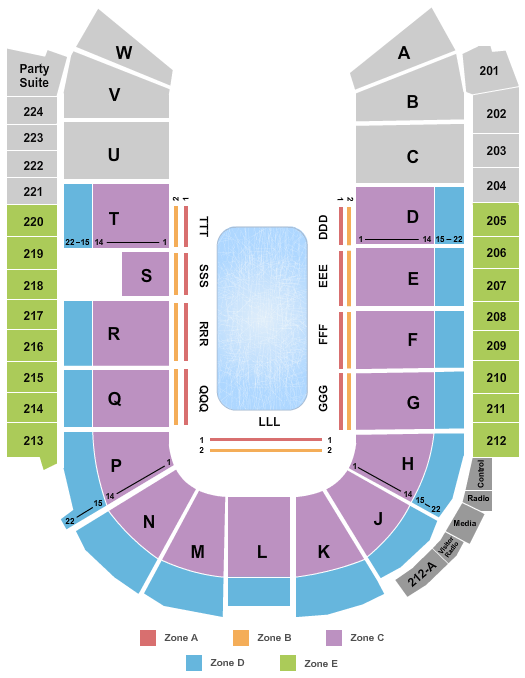 Blue Arena At The Ranch Events Complex Seating Chart