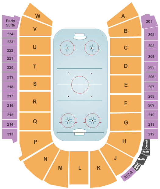 Blue Arena At The Ranch Events Complex Seating Chart: Hockey