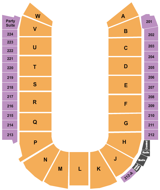 Blue Arena At The Ranch Events Complex Seating Chart