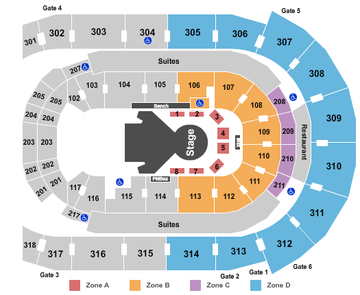 Budweiser Gardens Seating Chart: Cirque - IntZone