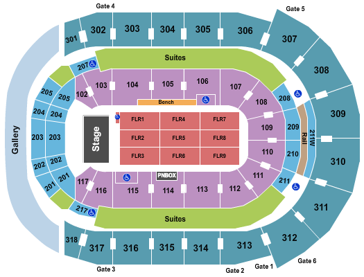Budweiser Gardens Seating Chart: Endstage 4
