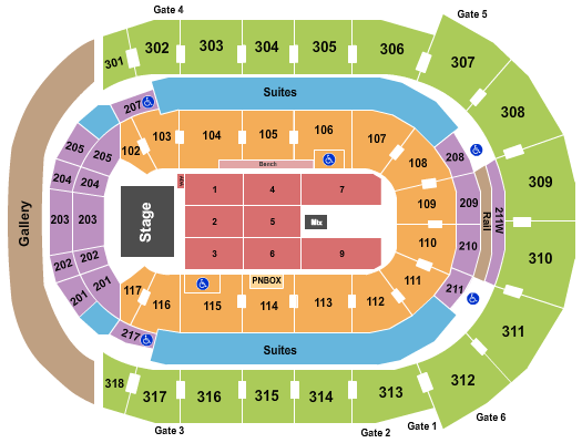 Budweiser Gardens Seating Chart: Our Lady Peace