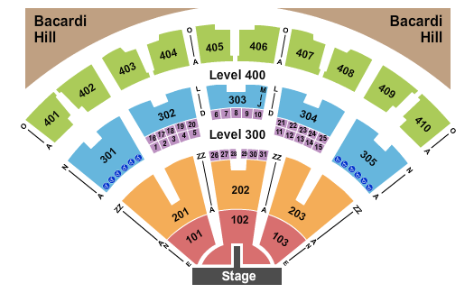Budweiser Stage - Toronto Seating Chart: Hootie