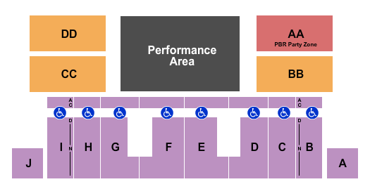 Buffalo County Fairgrounds Seating Chart: PBR