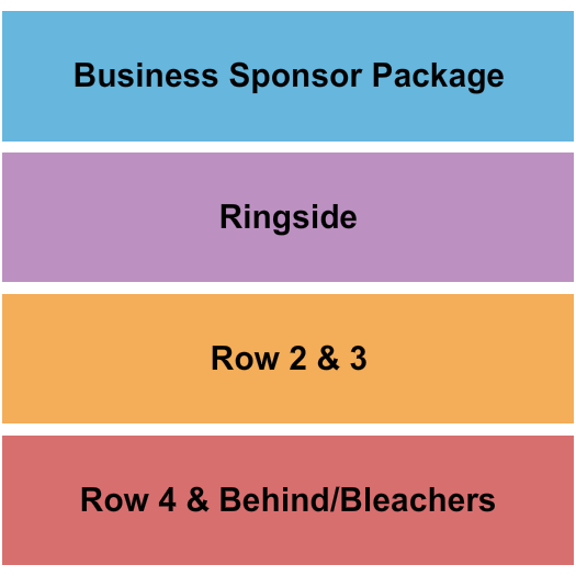Buffalo Rodeo Grounds Seating Chart: Ringside/Rows