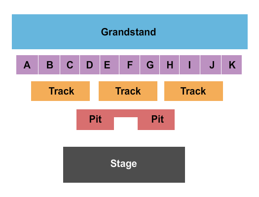 Bureau County Fairgrounds Seating Chart: Endstage 2