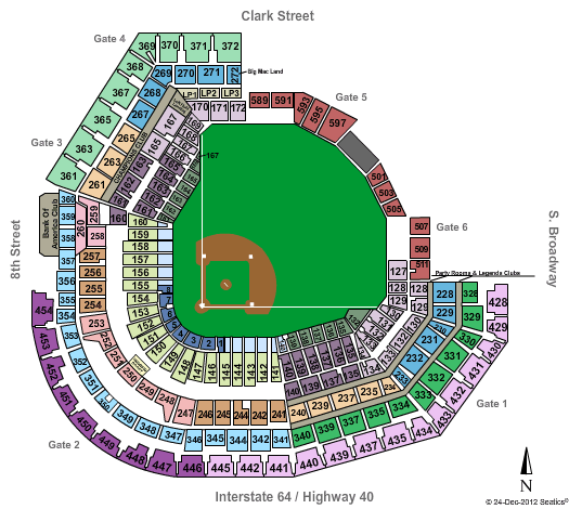 Busch Stadium Seating Chart