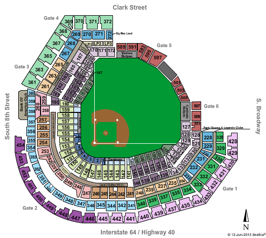 Busch Stadium Seating Chart